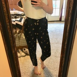 Black High Waisted Comfy Dress Straight Leg Pant